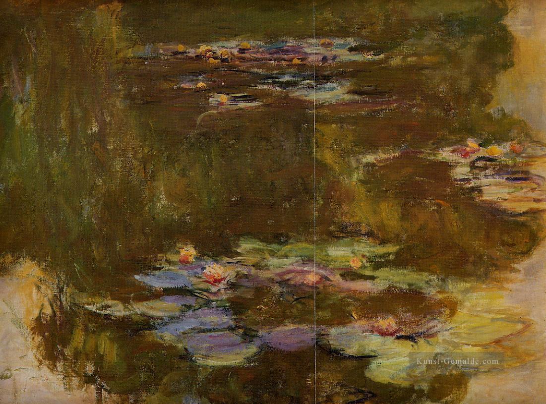 Seerosenteich rechten Seite Claude Monet Ölgemälde